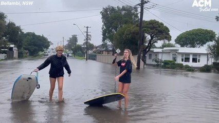 Download Video: NSW flooded after heavy rainfall in Sydney, central and south coasts | April 7 2022 | ACM