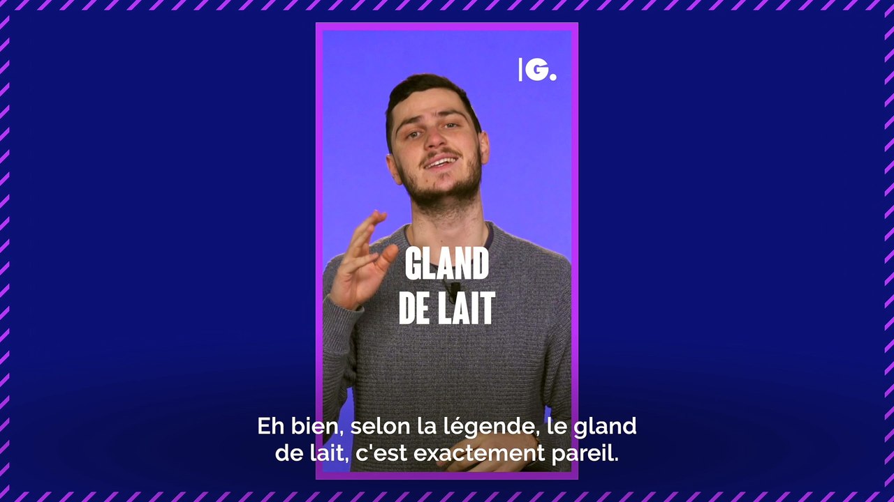 Comment Perdre Son Gland De Lait Qu'est-ce que le gland de lait ? - Vidéo Dailymotion