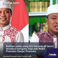 Ustaz Das'ad Latif Dukung Penuh Ganjar Pranowo Jadi Presiden 2024 dan Siap untuk Jadi Wapresnya