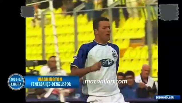 Fenerbahçe 3-2 Denizlispor [HD] 01.09.2002 - 2002-2003 Turkish Super League Matchday 4 (Only Fenerbahçe's Goals)