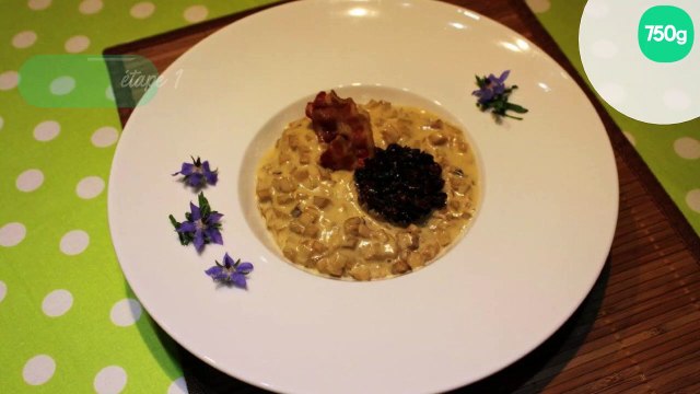 Le célerisotto aux cèpes et girolles