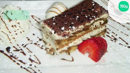 Tiramisu vanillé au café