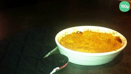 Crumble aux pommes et au rhum