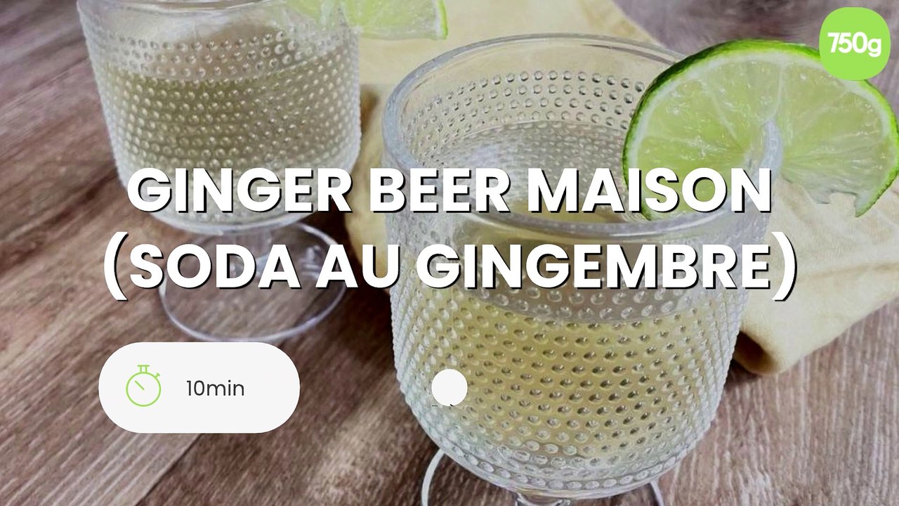 Ginger beer maison (soda au gingembre)