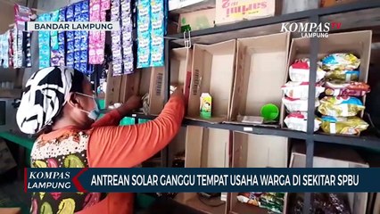 Antrean Solar Ganggu Tempat Usaha Warga di sekitaran SPBU