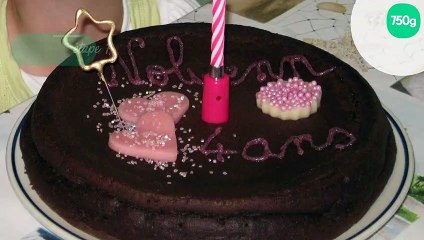 Flan au chocolat et à la courgette