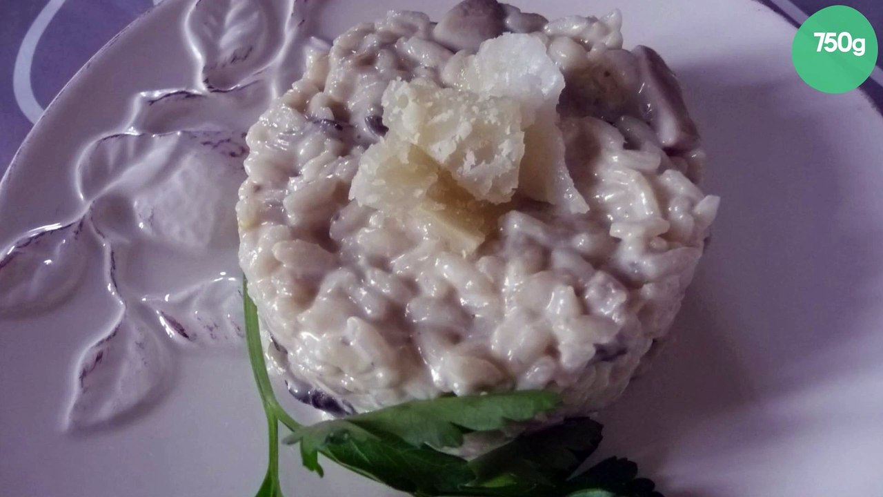 Risotto aux champignons et à la Tomme de Savoie