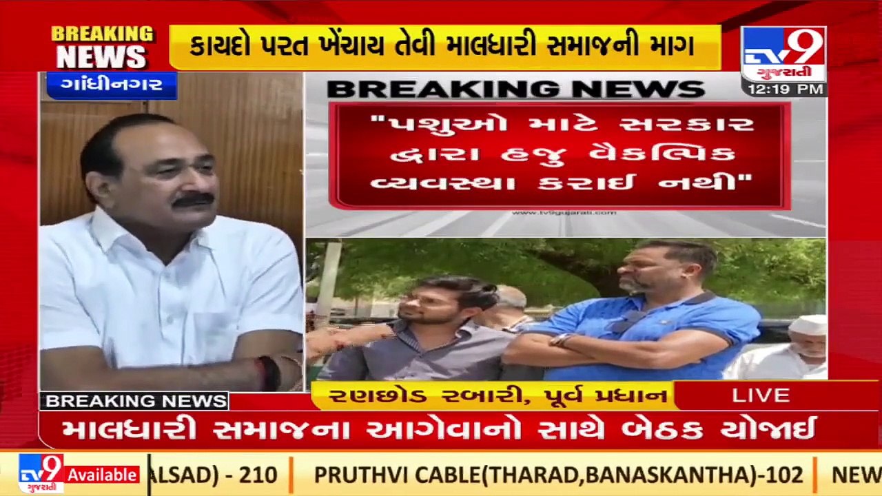 Gujarat Govt. postpones stray cattle control bill amid fierce agitation by maldharis_ TV9News