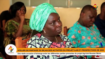 ATELIER DE PARTAGE DU BILAN DES ACTIVITÉS DU PROJET AGRIJOB BOOSTER BENIN