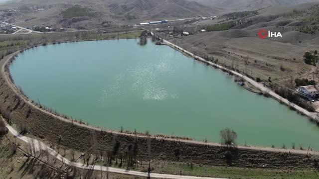 Geçtiğimiz yıl kuruyan Sepincik Göleti, karların erimesi ile doldu