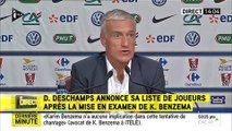 Didier Deschamps ne veut pas commenter la mise en examen de Karim Benzema
