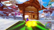 Blizzard Bluff Ring Rally Gameplay - Crash Team Racing Nitro-Fueled (Nintendo Switch)
