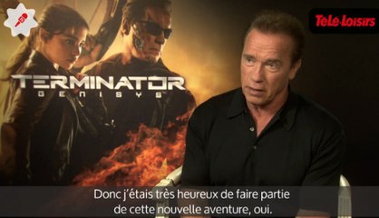 Arnold Schwarzenegger (Terminator Genisys) : "J'ai dit oui, mais le scénario devait être bon" (VIDEO)