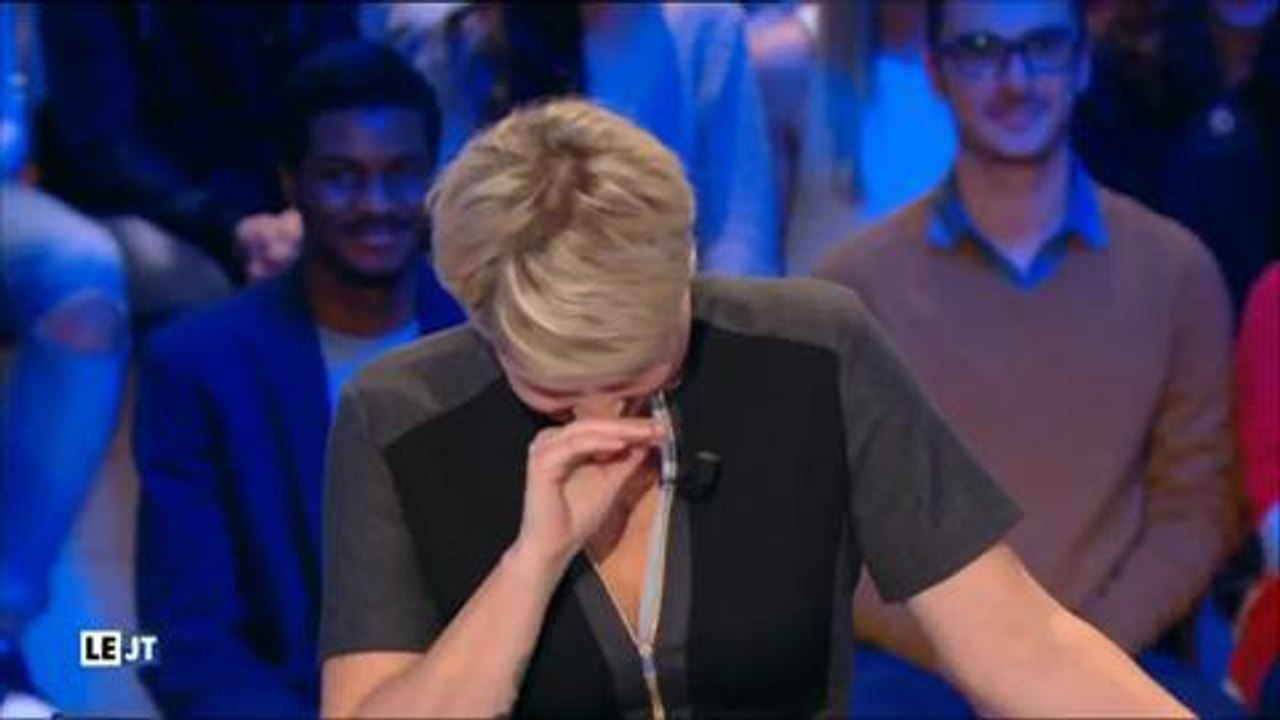 Maïtena Biraben prise d'un fou rire en direct