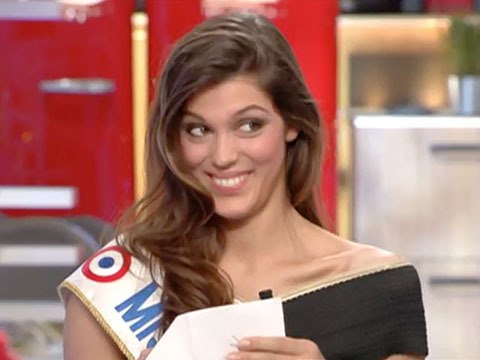 Iris Mittenaere découvre le pronostic de Sylvie Tellier