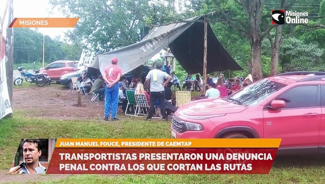 Transportistas presentaron una denuncia penal contra los que cortan rutas