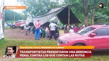 Transportistas presentaron una denuncia penal contra los que cortan rutas