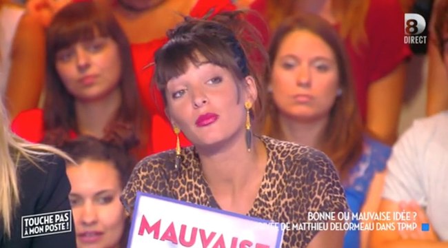 Touche pas à mon poste : Erika Moulet, pas ravie de bosser avec Matthieu Delormeau