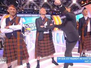 Cyril Hanona soulève des kilts dans TPMP