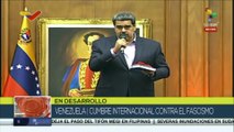 Encuentro del Presidente Nicolás Maduro con participantes de la Cumbre Internacional contra el fascismo