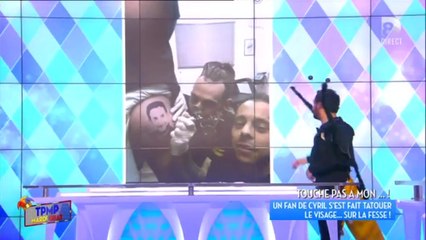 TPMP - un fan de Cyril Hanouna se tatoue son portrait sur la fesse