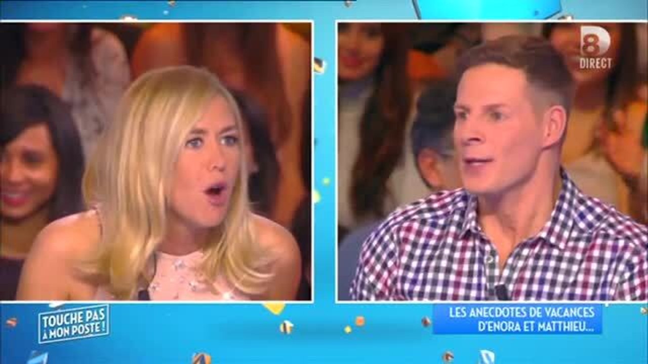 Enora Malagré en colère contre Matthieu Delormeau dans Touche pas à mon poste