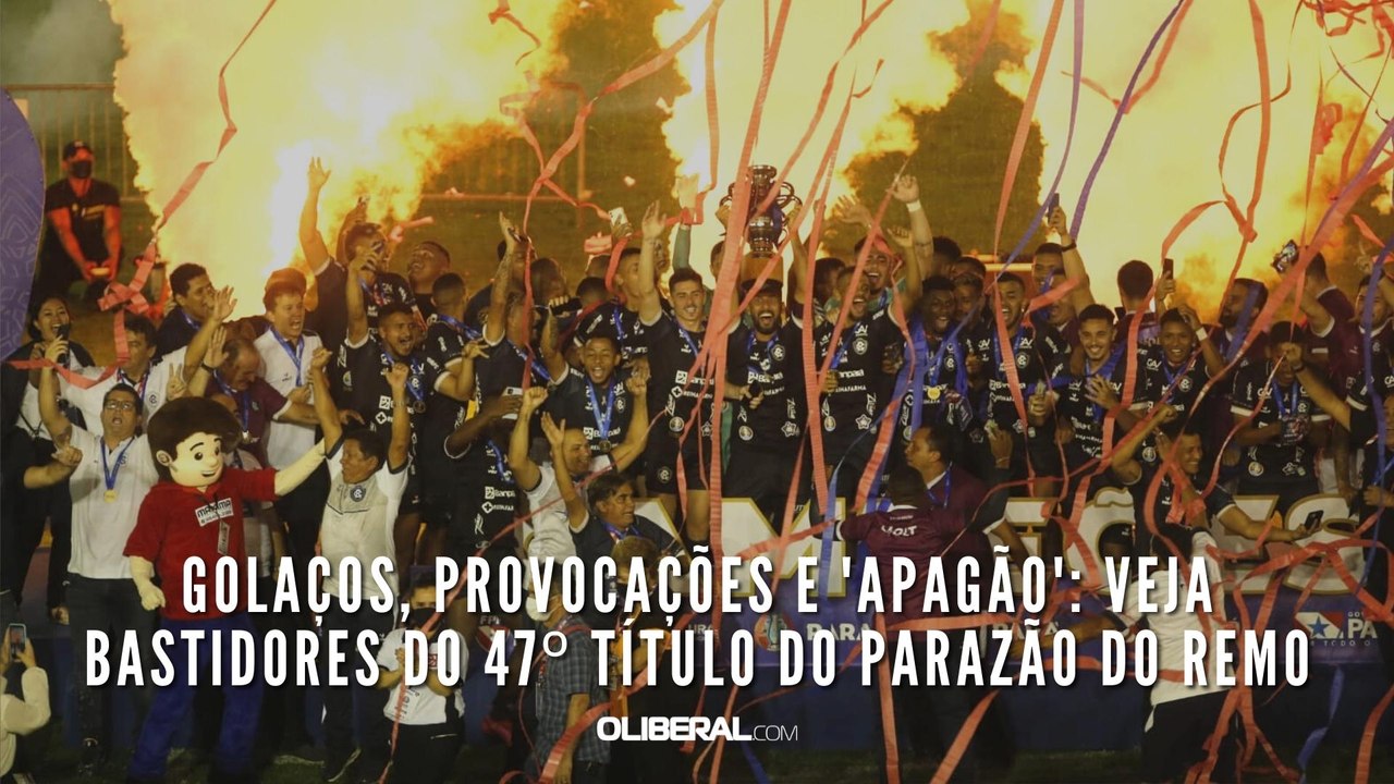 Golaços, provocações e 'apagão': veja bastidores do 47º título do Parazão do Remo