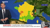 Tempête Diego: Météo France place la Charente-Maritime, les Deux-Sèvres et la Vienne en vigilance orange 
