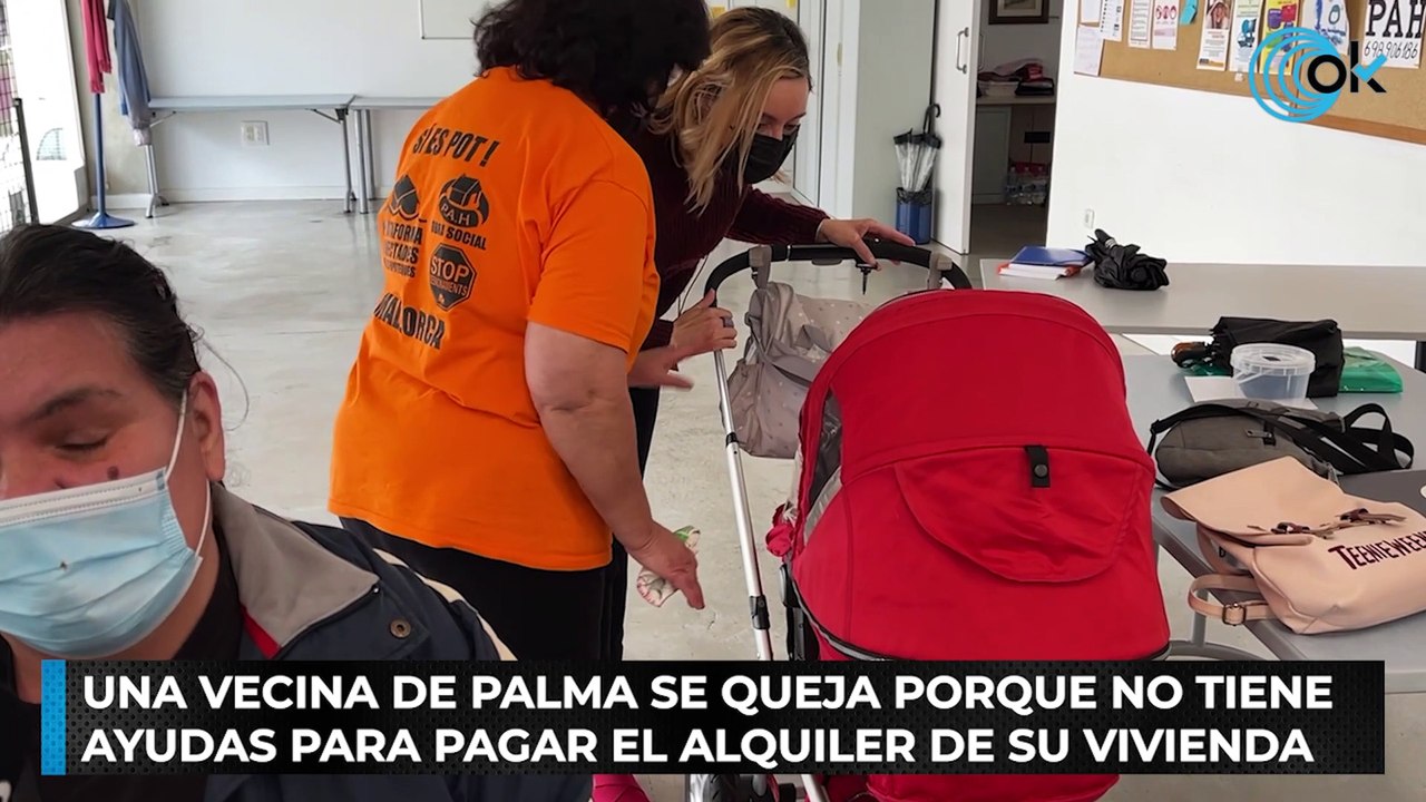 Una vecina de Palma se queja porque no tiene ayudas para pagar el alquiler de su vivienda