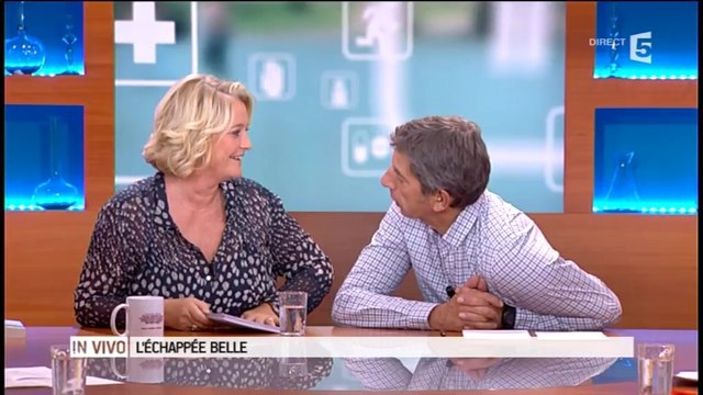 Michel Cymès se moque (gentiment) du lapsus de Marina Carrère d'Encausse