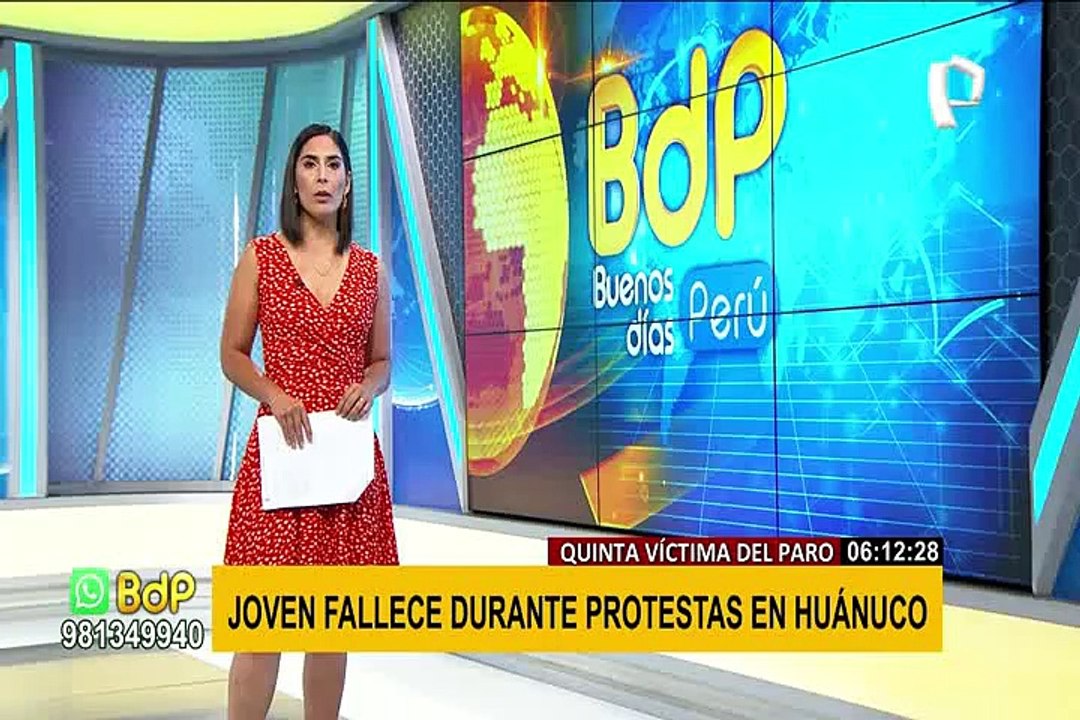 Huánuco: Inician investigaciones para conocer causas de joven fallecido en protestas