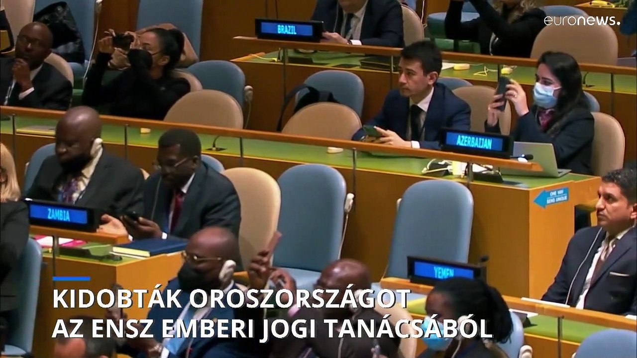 Háborús bűnök: kiszavazták Oroszországot az ENSZ Emberi Jogi Tanácsából