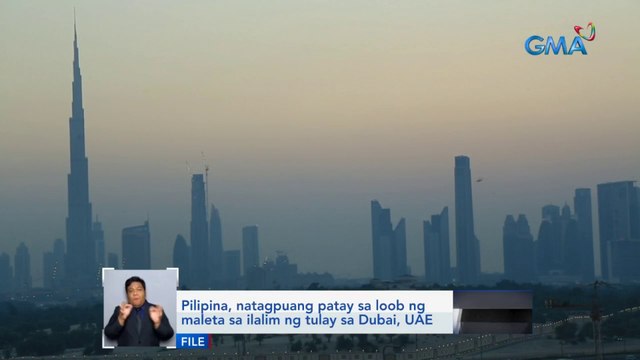Pilipina, natagpuang patay sa loob ng maleta sa ilalim ng tulay sa Dubai, UAE | Saksi