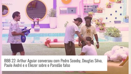 De volta ao 'BBB 22', Arthur Aguiar promete movimentar o jogo: 'Acabou colônia de férias'