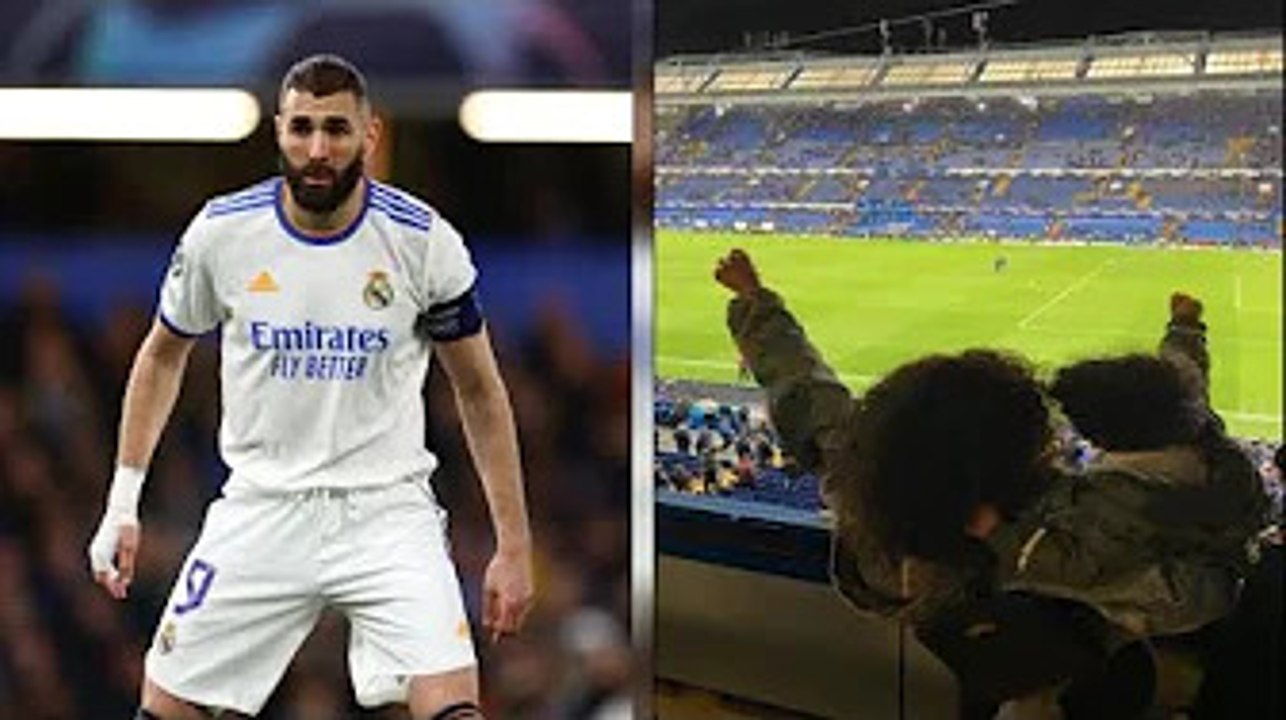 Karim Benzema sensationnel en Ligue des Champions  Cora G@uthier et leur fils Ibrahim, supporters p