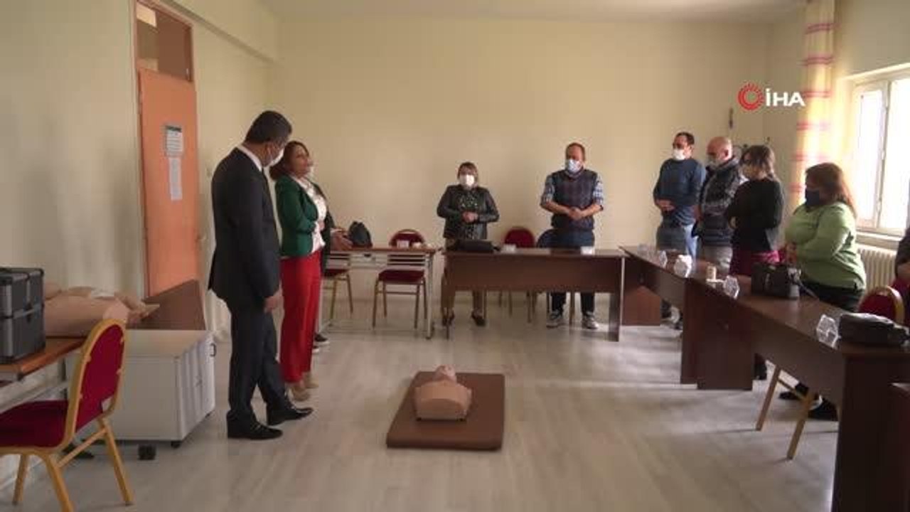 Öğretmenlere ilk yardım eğitimi