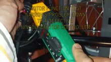 $77 HOURLY RATE - MOTOR FUNCTION TEST NARROWS PROBLEM DOWN TO A DEFECTIVE NINGBO BAICHEN CONTROLLER