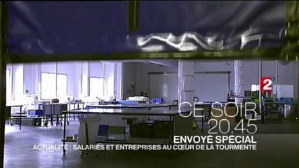 Envoyé spécial France 2 bande annonce du 20 septembre