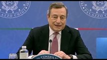 Def, Draghi: “Pronti a intervenire per aiutare famiglie e imprese”. Ma Conte: “5 miliardi sono pochi