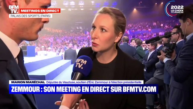 Marion Maréchal: Éric Zemmour a plus d'atouts que Marine Le Pen en aurait au second tour pour créer la surprise