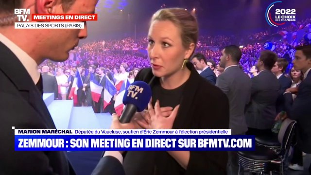 Marion Maréchal: Personnellement, je voterai pour Marine Le Pen si elle était face à Emmanuel Macron