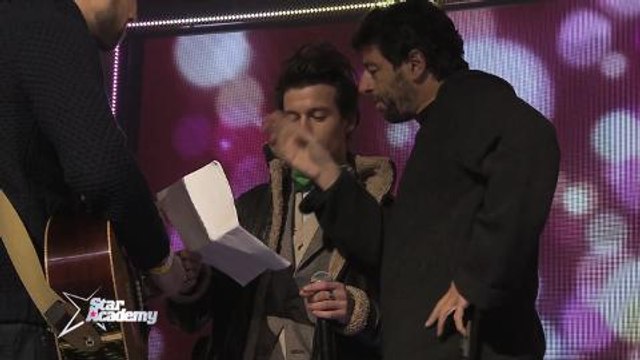 Sidoine et Patrick Bruel répètent ensemble (Star Academy)