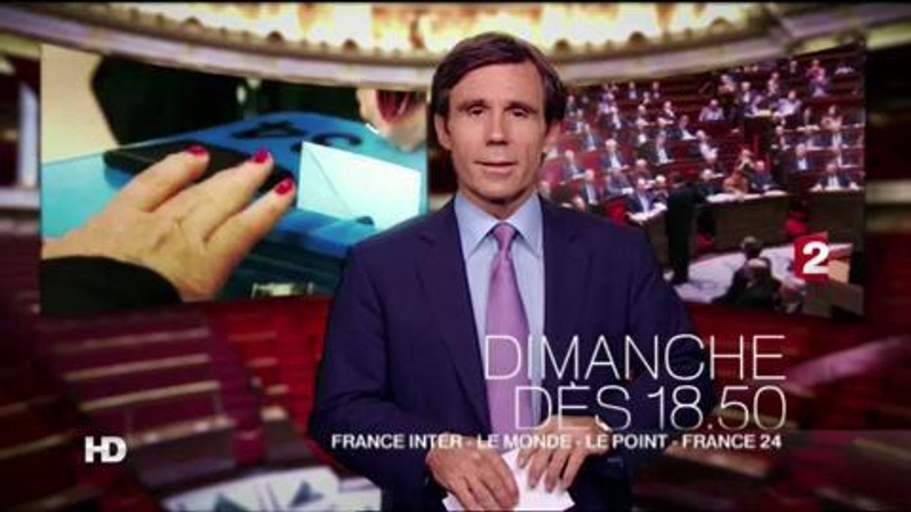 Soirée Législatives France 2 (Bande-annonce 10 juin)