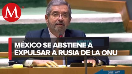 Expulsión de Rusia de consejo de la ONU no es solución a conflicto en Ucrania: México
