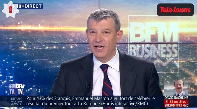 L'animateur de BFMTV Nicolas Doze se lâche, et dévoile ses talents de chanteur en direct (VIDEO)