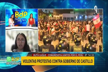 Ruth Luque: “La vacancia del presidente no va a solucionar los problemas del país”