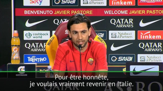 Transferts - Pastore: Je voulais revenir en Italie