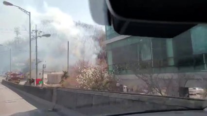 경기 성남 야산에 화재...30분 만에 진화 / YTN