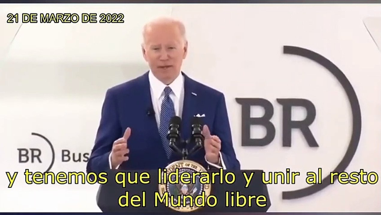 JOE BIDEN ANUNCIA EL NUEVO ORDEN MUNDIAL ALTERNATIVO PARA EL 2030