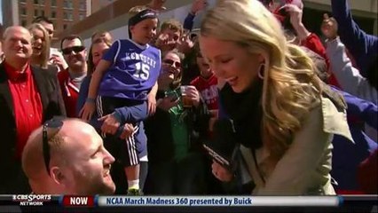 Une journaliste sportive demandée en mariage en plein duplex